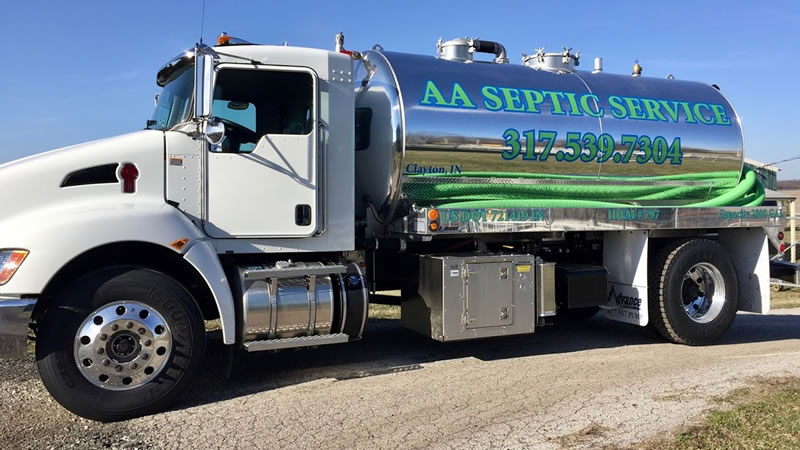 AA Septic Service Truck